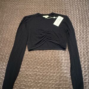 Ronny Kobo Collection Midnight Long Sleeve Blouse